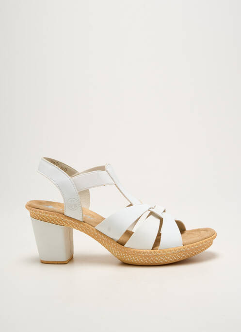 Sandales/Nu pieds blanc RIEKER femme