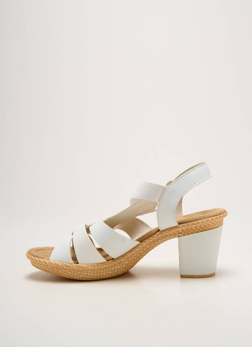 Sandales/Nu pieds blanc RIEKER femme