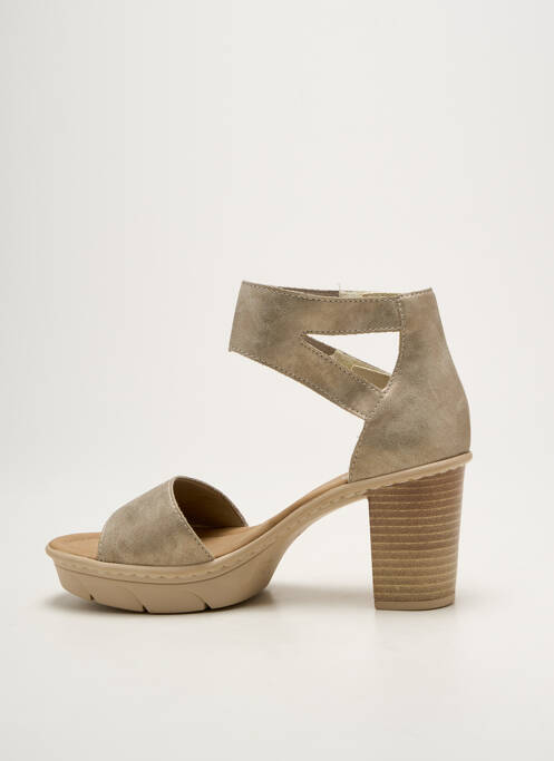 Sandales/Nu pieds or RIEKER femme