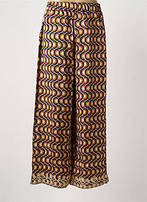 Pantalon large poches taille normale marron MEISÏE femme