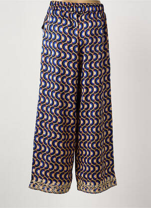 Pantalon large poches taille normale bleu MEISÏE femme