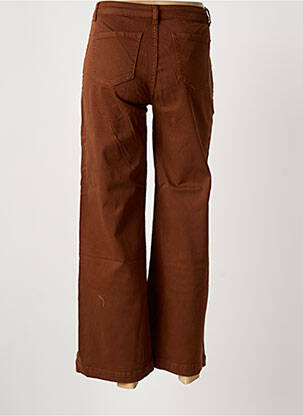 Jeans coupe droite taille normale taille normale marron ARTLOVE femme