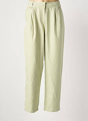 Pantalon droit stretch taille normale beige MEISÏE femme