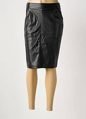 Jupe mi-longue taille normale noir ARTLOVE femme