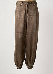 Pantalon droit marron MEISÏE femme seconde vue