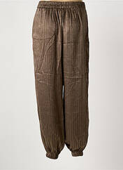 Pantalon droit marron MEISÏE femme seconde vue