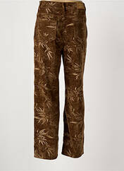 Pantalon droit marron MEISÏE femme seconde vue