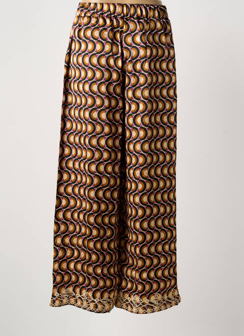 Pantalon large poches taille normale marron MEISÏE femme