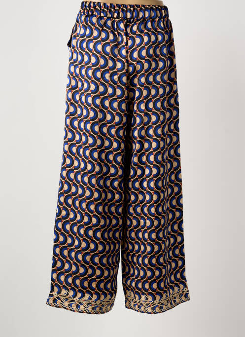 Pantalon large poches taille normale bleu MEISÏE femme