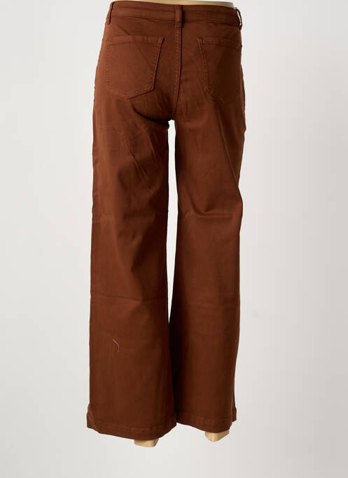 Jeans coupe droite taille normale taille normale marron ARTLOVE femme