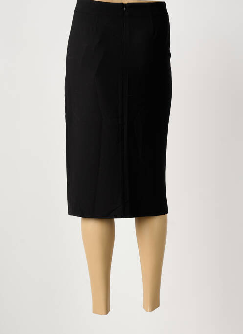 Jupe mi-longue taille normale noir ARTLOVE femme