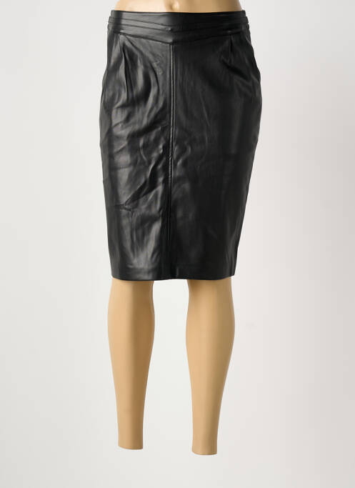 Jupe mi-longue taille normale noir ARTLOVE femme