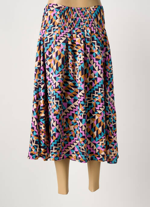 Jupe longue rose MEISÏE femme