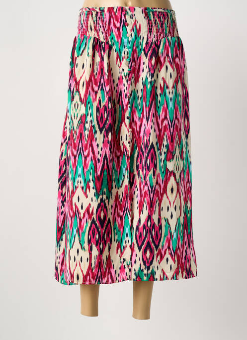 Jupe mi-longue beige MEISÏE femme