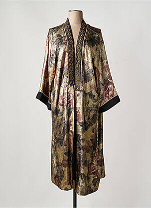 Veste kimono poignets évasés or MEISÏE femme