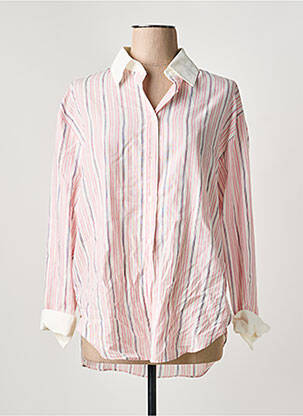 Chemisier coupe droite manches longues rose ARTLOVE femme