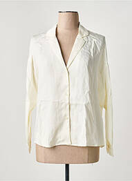 Chemisier coupe droite manches longues beige ARTLOVE femme