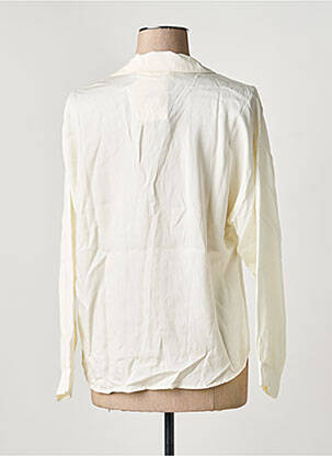 Chemisier coupe droite manches longues beige ARTLOVE femme