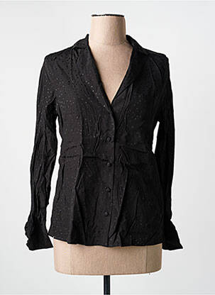 Chemisier coupe cintrée manches longues noir ARTLOVE femme
