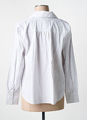 Chemisier coupe droite manches longues gris ARTLOVE femme