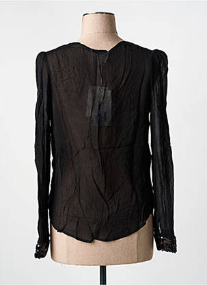 Chemisier coupe cintrée manches longues noir ARTLOVE femme