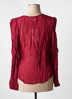 Chemisier coupe cintrée manches longues rouge ARTLOVE femme