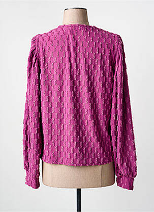 Blouse manches longues manches longues rose MEISÏE femme