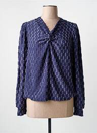 Blouse manches longues manches longues violet MEISÏE femme