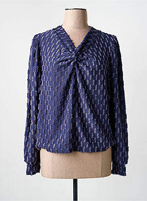 Blouse manches longues manches longues violet MEISÏE femme