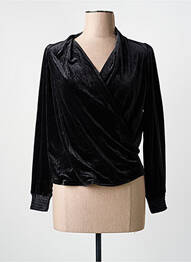 Top col v manches longues noir ARTLOVE femme
