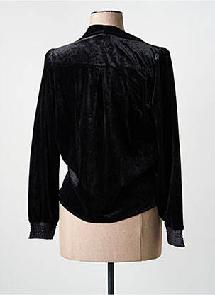 Top col v manches longues noir ARTLOVE femme