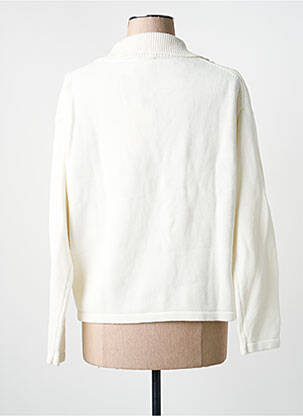 Pull coupe cintrée manches longues beige ARTLOVE femme