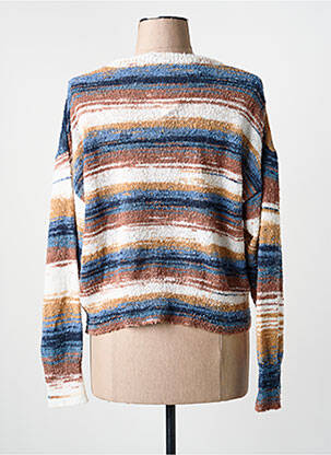 Pull stretch manches longues marron ARTLOVE femme