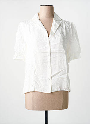 Chemisier manches courtes manches courtes beige ARTLOVE femme