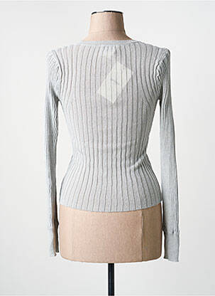 Pull stretch manches longues argent ARTLOVE femme