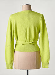 Gilet cache-cœur vert ARTLOVE femme seconde vue