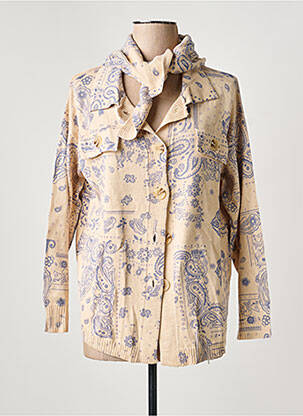 Gilet manches longues bleu MEISÏE femme