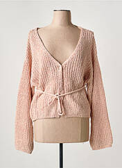 Gilet manches longues rose ARTLOVE femme seconde vue