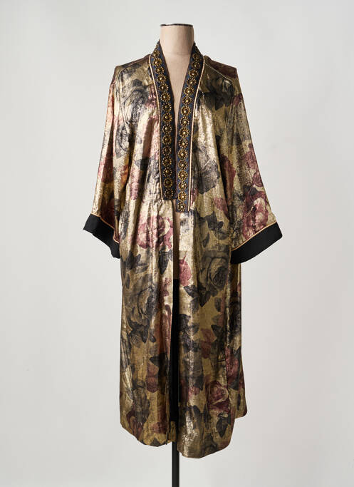 Veste kimono poignets évasés or MEISÏE femme
