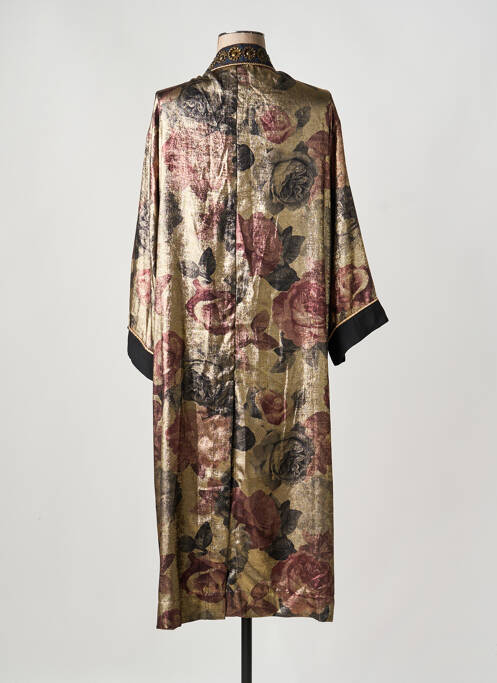Veste kimono poignets évasés or MEISÏE femme