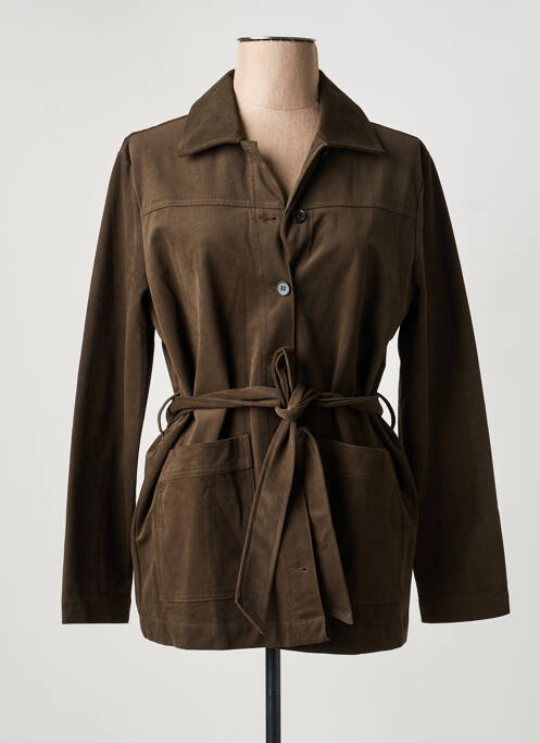 Veste casual col chemisier vert ARTLOVE femme