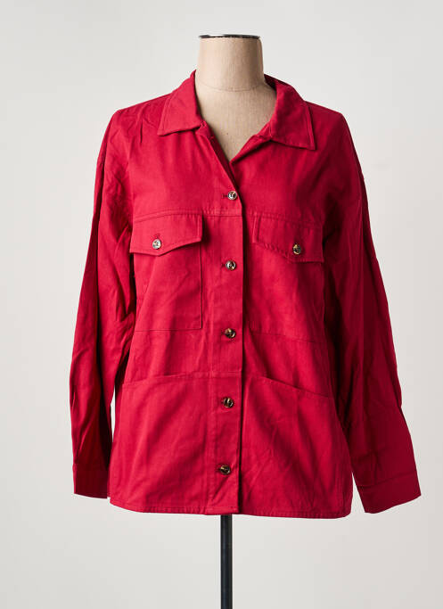 Veste casual col chemisier rouge ARTLOVE femme