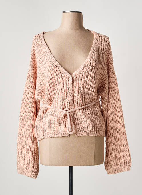 Gilet manches longues stretch rose ARTLOVE femme