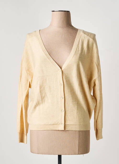 Gilet manches longues stretch beige ARTLOVE femme