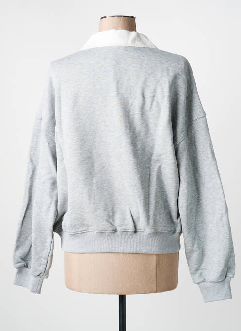 Sweat-shirt stretch manches longues gris ARTLOVE femme