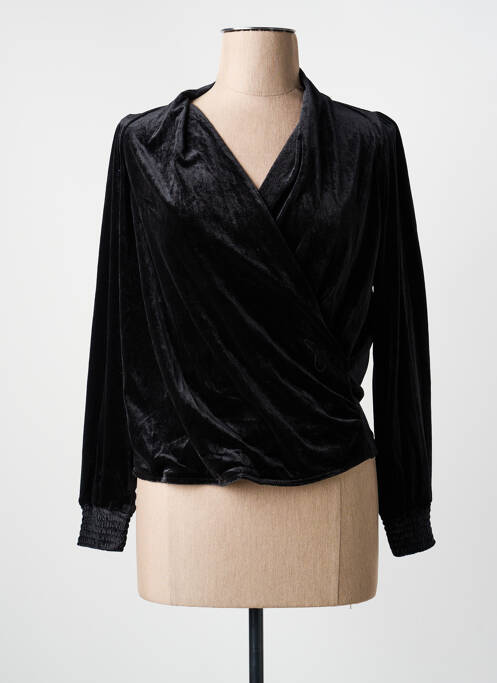 Top col v manches longues noir ARTLOVE femme