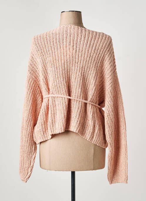 Gilet manches longues rose ARTLOVE femme