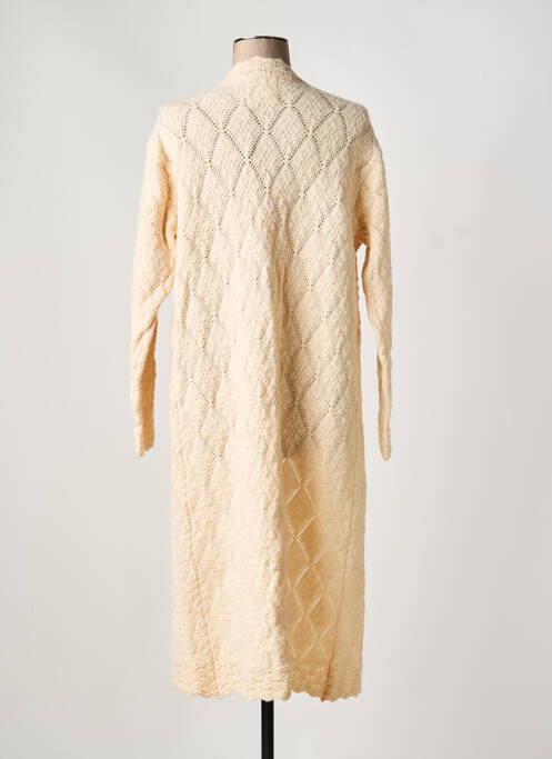 Gilet manches longues rose MEISÏE femme