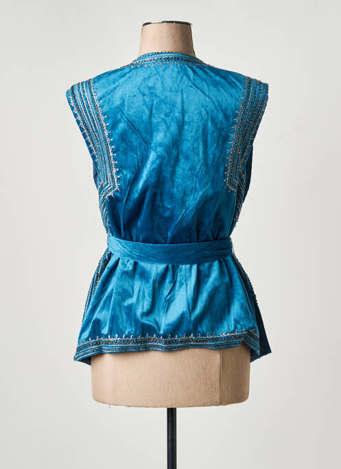 Gilet sans manche bleu MEISÏE femme