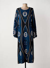Robe pull stretch manches longues bleu MEISÏE femme